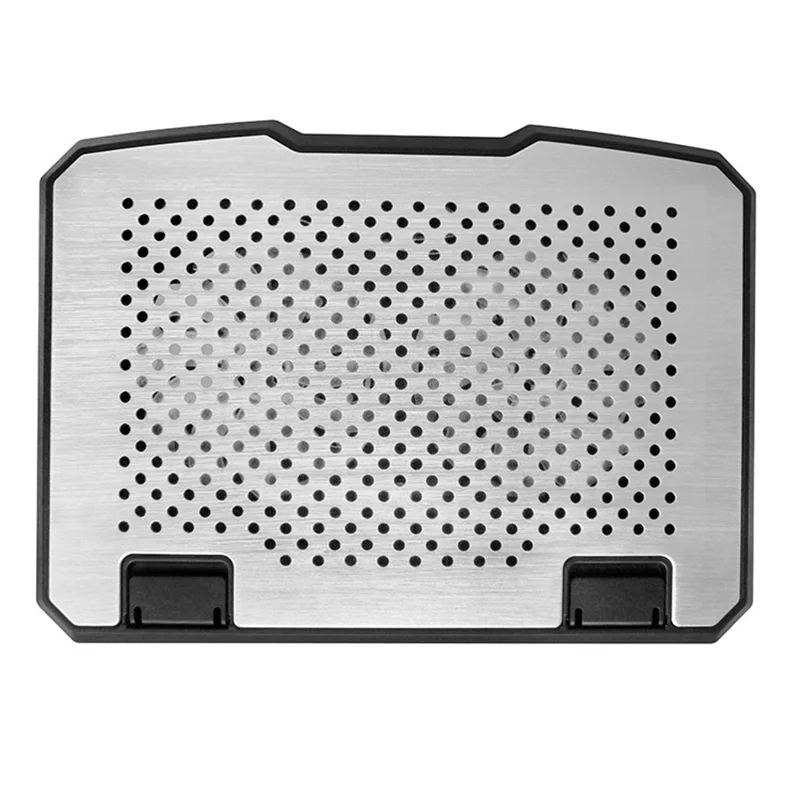 Image Two Cooling Fan Laptop Cooling Pads for Macbook Acer Dell Lenovo ASUS HP 15 Inch Notebook 2 USB Ports Aluminum Cooling Pad Stand