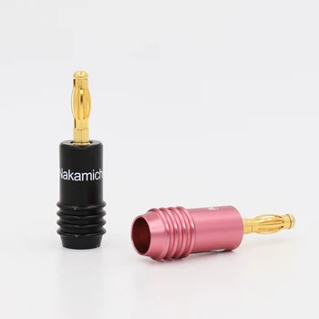 Nakamichi High Performance Gold Plated Audio Grade Banana Connector speaker plug audio jack
Nakamichi High Performance Gold Plated Audio Grade Banana Connector speaker plug audio jack