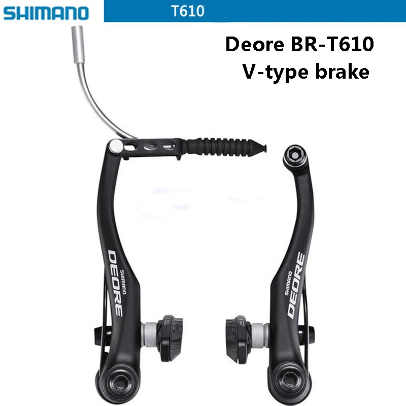 Фото SHIMANO DEORE Bicycle BR-T610 V brake caliper mountain bike V-brakes aluminum parts  Спорт и | Велосипедный тормоз (32821771173)