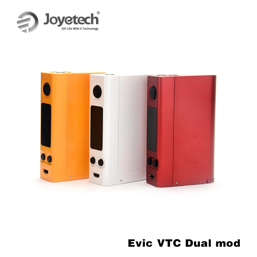Original joyetech eVic VTC Dual Box Mod 75W 150W eVic VTC Dual Mod with VW/VT/Bypass/TCR Mode Box Mod 18650 for ULTIMO Atomizer
Original joyetech eVic VTC Dual Box Mod 75W 150W eVic VTC Dual Mod with VW/VT/Bypass/TCR Mode Box Mod 18650 for ULTIMO Atomizer