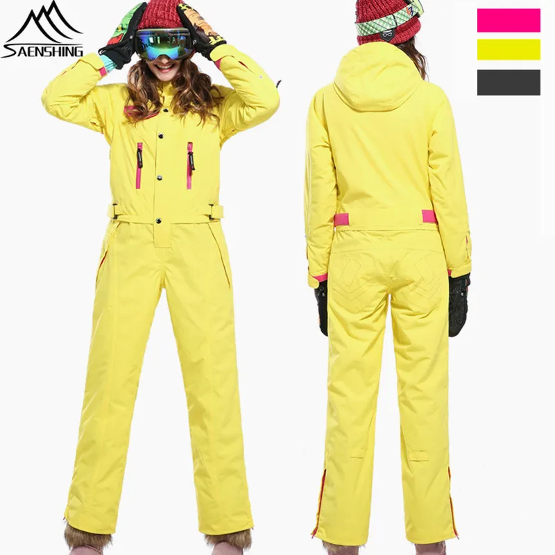 Image SAENSHING Waterproof Ski jacket Winter Skiing jacket Women Outdoor Ski Suit Female Thicken Warm Snowboard Jacket Snow clothing