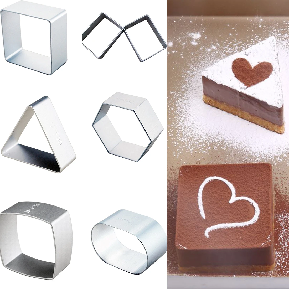Nice 1Pcs/set Specialized Metal Cake Cookie Bakeware Mould Fondant Cookie Cutters Biscuit Mold Kitchen Diy Triangle
Nice 1Pcs/set Specialized Metal Cake Cookie Bakeware Mould Fondant Cookie Cutters Biscuit Mold Kitchen Diy Triangle
