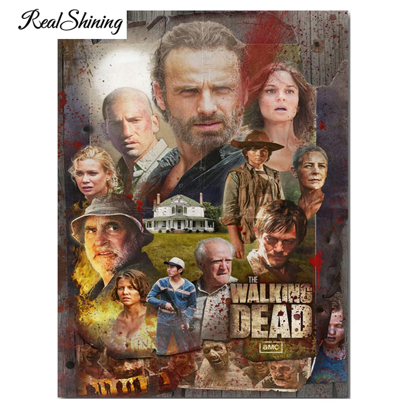 REALSHINING DIY 5d full square diamond embroidery The Walking Dead diamond painting Cross Stitch mosaic picture decor FS1924
REALSHINING DIY 5d full square diamond embroidery The Walking Dead diamond painting Cross Stitch mosaic picture decor FS1924