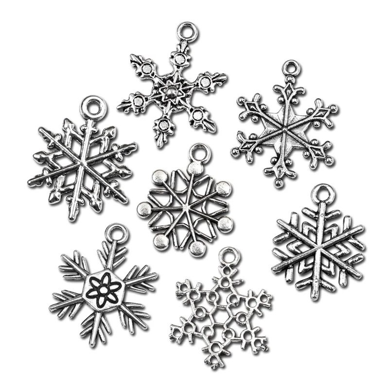 30pcs Jewelry Findings Zinc Metal Alloy Christmas Snowflakes Charm Pendants Accessories For Jewelry Making Bracelet Pendant Diy
30pcs Jewelry Findings Zinc Metal Alloy Christmas Snowflakes Charm Pendants Accessories For Jewelry Making Bracelet Pendant Diy