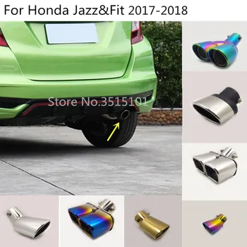 car body Styling protect cover muffler pipe Stainless steel outlet dedicate exhaust tip tail 1pcs For Honda Fit Jazz 2017 2018
car body Styling protect cover muffler pipe Stainless steel outlet dedicate exhaust tip tail 1pcs For Honda Fit Jazz 2017 2018