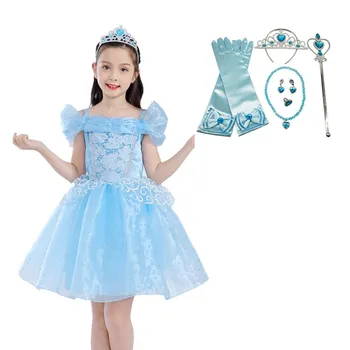 Girls Sandy Cinderelle Princess Dress upKid Cosplay Costume Children Halloween Party Fancy Clothing Ball Gown Robe Fille
Girls Sandy Cinderelle Princess Dress upKid Cosplay Costume Children Halloween Party Fancy Clothing Ball Gown Robe Fille