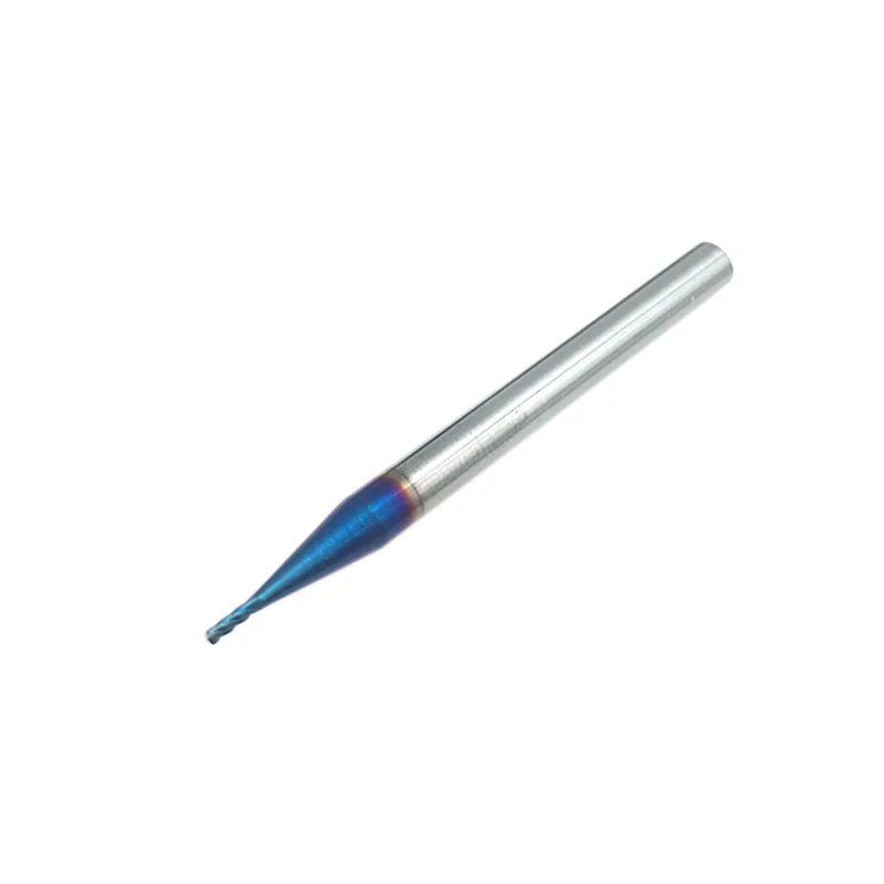 1mm End Mill HRC65 4 Flutes D1*3*D4*5*4T Solid Carbide Fattened End Mills Straight Slim Shank nACo-Blue Coated Milling Cutter
1mm End Mill HRC65 4 Flutes D1*3*D4*5*4T Solid Carbide Fattened End Mills Straight Slim Shank nACo-Blue Coated Milling Cutter