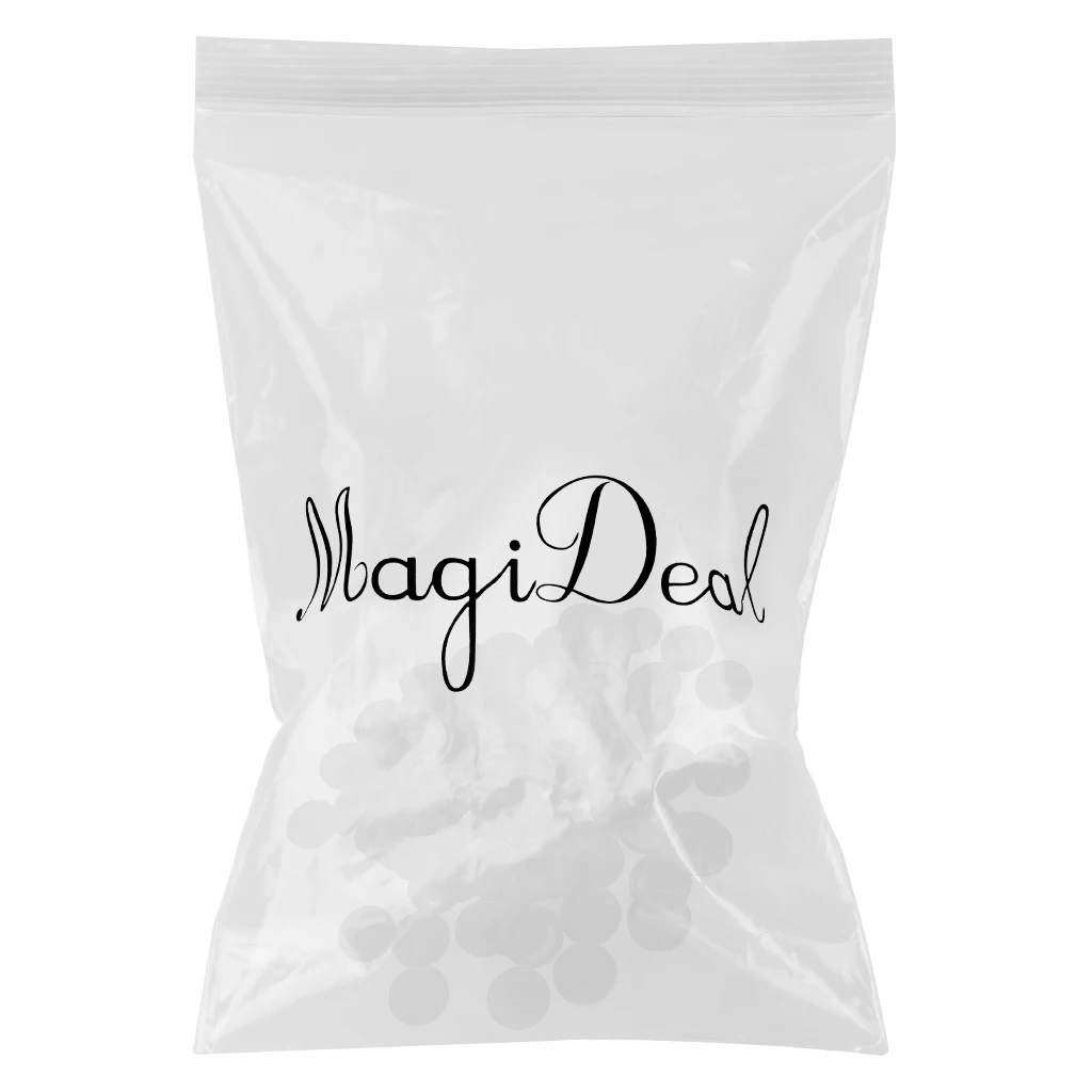 MagiDeal Transparent Plastic 100 Boxed Coin Capsules Coin Case Transparent Color 23mm Gift Boxes Earring Holder Cosmetic Makeup