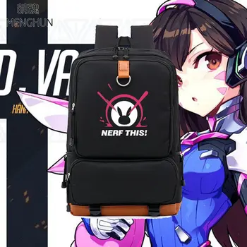 Lovely game character DVA nerf this backpack high capacity backpack game fans gift for OW fans high quality NB238
Lovely game character DVA nerf this backpack high capacity backpack game fans gift for OW fans high quality NB238