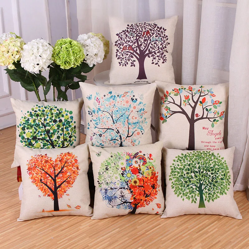 Tree of Life Pillow Covers Heart Tree Palm Leaf Green Leaves Hibiscus Flower Home Decorative Beige Linen Pillow Case
Tree of Life Pillow Covers Heart Tree Palm Leaf Green Leaves Hibiscus Flower Home Decorative Beige Linen Pillow Case