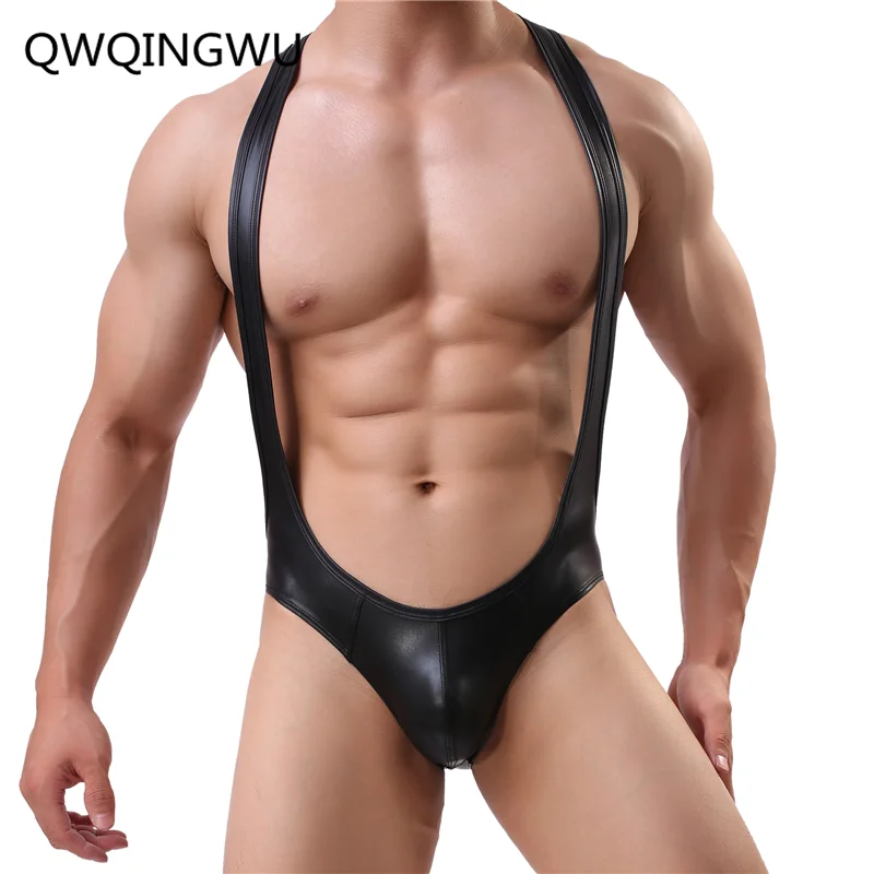 Faux Leather Men Bodysuit Shaper Sexy Body Shapewear Suit Slimming Belt Mens Bodywear Wresting Singlet Club Lingerie Shapers
Faux Leather Men Bodysuit Shaper Sexy Body Shapewear Suit Slimming Belt Mens Bodywear Wresting Singlet Club Lingerie Shapers