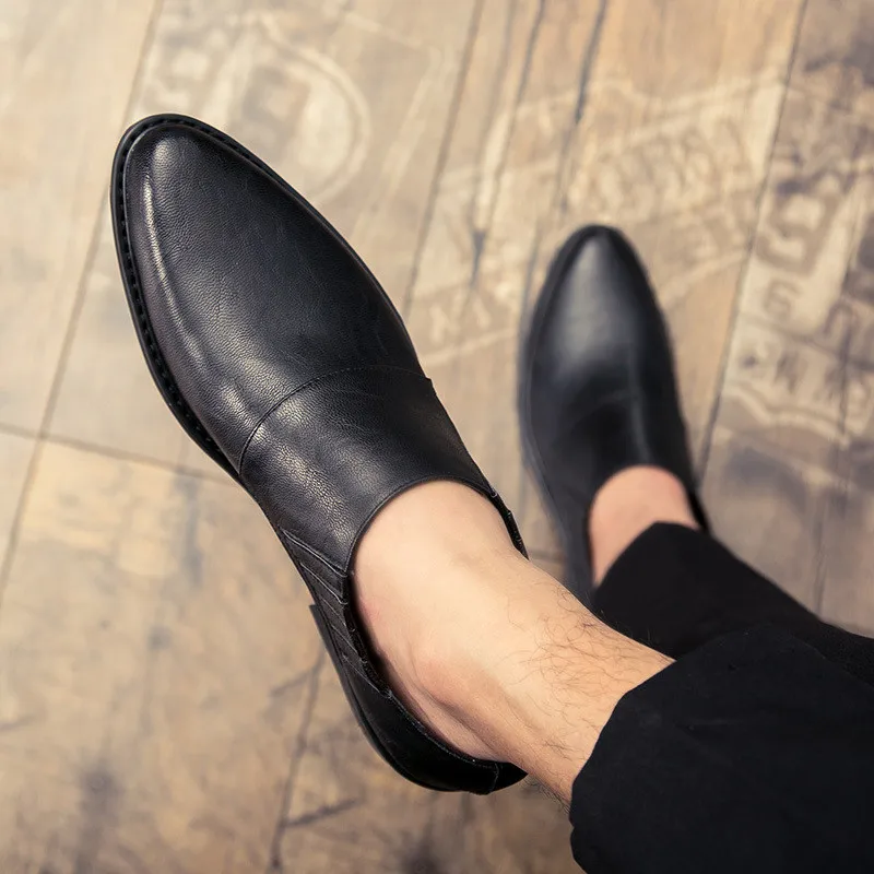 2019 New Classic Leather Men'S Suits Shoes Fashion Slip On Dress Shoes Men Oxfords Fashion Business Dress Men Shoes Driving shoe
2019 New Classic Leather Men'S Suits Shoes Fashion Slip On Dress Shoes Men Oxfords Fashion Business Dress Men Shoes Driving shoe