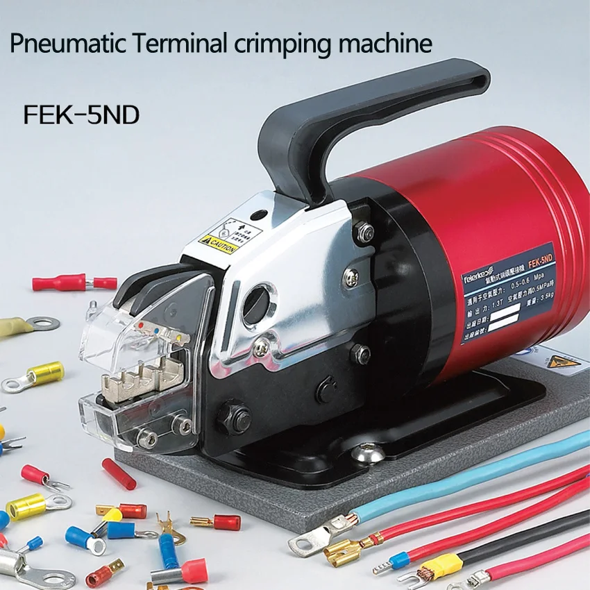 1pc Pneumatic crimping pliers Semi-automatic Pressing line clamp Terminal crimping machine Giving air pressure regulator
1pc Pneumatic crimping pliers Semi-automatic Pressing line clamp Terminal crimping machine Giving air pressure regulator