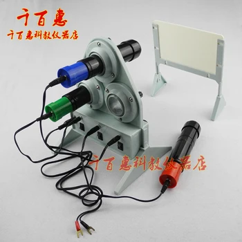 Light of the three primary color synthesizer experimental instrument optical educational equipment Tricolor synthesizer
Light of the three primary color synthesizer experimental instrument optical educational equipment Tricolor synthesizer