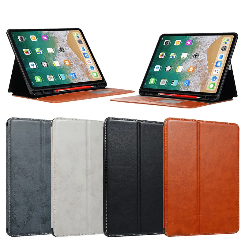 KKREFF For iPad Pro 10.5 Case Soft PU Leather Silicone Back Cover With Pencil Holder For iPad Pro 12.9 2017 For iPad Pro 11 2018
KKREFF For iPad Pro 10.5 Case Soft PU Leather Silicone Back Cover With Pencil Holder For iPad Pro 12.9 2017 For iPad Pro 11 2018