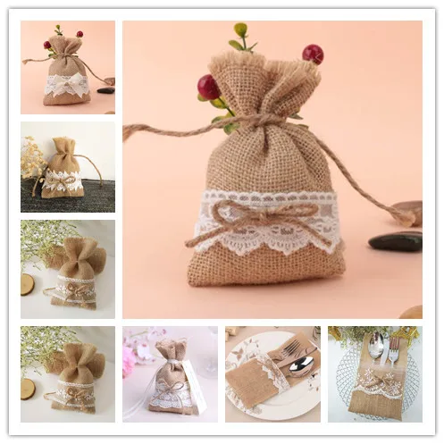 10PCS/Pack Christmas Pattern Party Wedding Favor Hessian Burlap Jute Gift Bags Drawstring Pouch
10PCS/Pack Christmas Pattern Party Wedding Favor Hessian Burlap Jute Gift Bags Drawstring Pouch