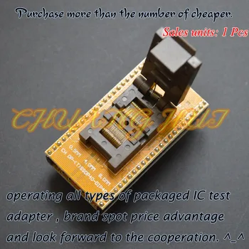CH-DP(T)SSOP40-DIP40 Adapter TSSOP40 to DIP40 test socket Pitch:0.5mm Width=4mm/8mm
CH-DP(T)SSOP40-DIP40 Adapter TSSOP40 to DIP40 test socket Pitch:0.5mm Width=4mm/8mm