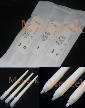 Top Quality 50pcs Permanet Makeup White Disposable Microblading Pens with 7/12/14/17/18U Pins Needles Embroidery Blades
Top Quality 50pcs Permanet Makeup White Disposable Microblading Pens with 7/12/14/17/18U Pins Needles Embroidery Blades