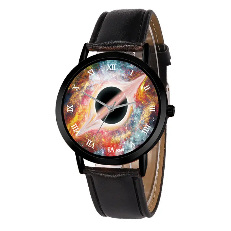 Creative Black Hole Watch Casual Quartz Space Leather Strap Astronomy Planets Unisex Classy Creative Analog Watches Montre Femme
Creative Black Hole Watch Casual Quartz Space Leather Strap Astronomy Planets Unisex Classy Creative Analog Watches Montre Femme