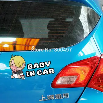 10 x Newest Car Styling Cartoon Sanji Baby in Car Warming Car Sticker Decal for Toyota Chevrolet Volkswagen Tesla Lada
10 x Newest Car Styling Cartoon Sanji Baby in Car Warming Car Sticker Decal for Toyota Chevrolet Volkswagen Tesla Lada