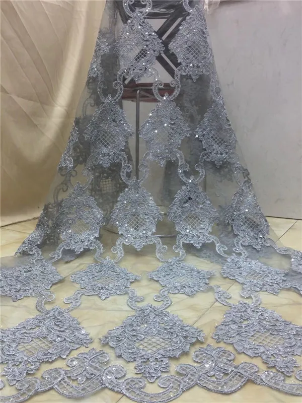 2019 Hot Sale African French Tulle Lace Fabric High Quality Elegant Nigeria Lace Material Wedding Dress With Lot of Sequins
2019 Hot Sale African French Tulle Lace Fabric High Quality Elegant Nigeria Lace Material Wedding Dress With Lot of Sequins