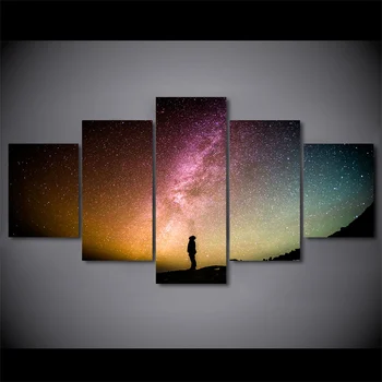 5 Panel Canvas Painting Look Up At The Starry Sky HD Posters And Prints Christmas Decorations For Home Scandinavian Poster
5 Panel Canvas Painting Look Up At The Starry Sky HD Posters And Prints Christmas Decorations For Home Scandinavian Poster