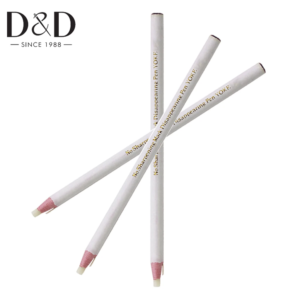D&D 3pcs/lot Cut-free Tailor's Chalk Pencils Fabric Marker Disappearing Marker Craft Garment Pencils Sewing Tools
D&D 3pcs/lot Cut-free Tailor's Chalk Pencils Fabric Marker Disappearing Marker Craft Garment Pencils Sewing Tools