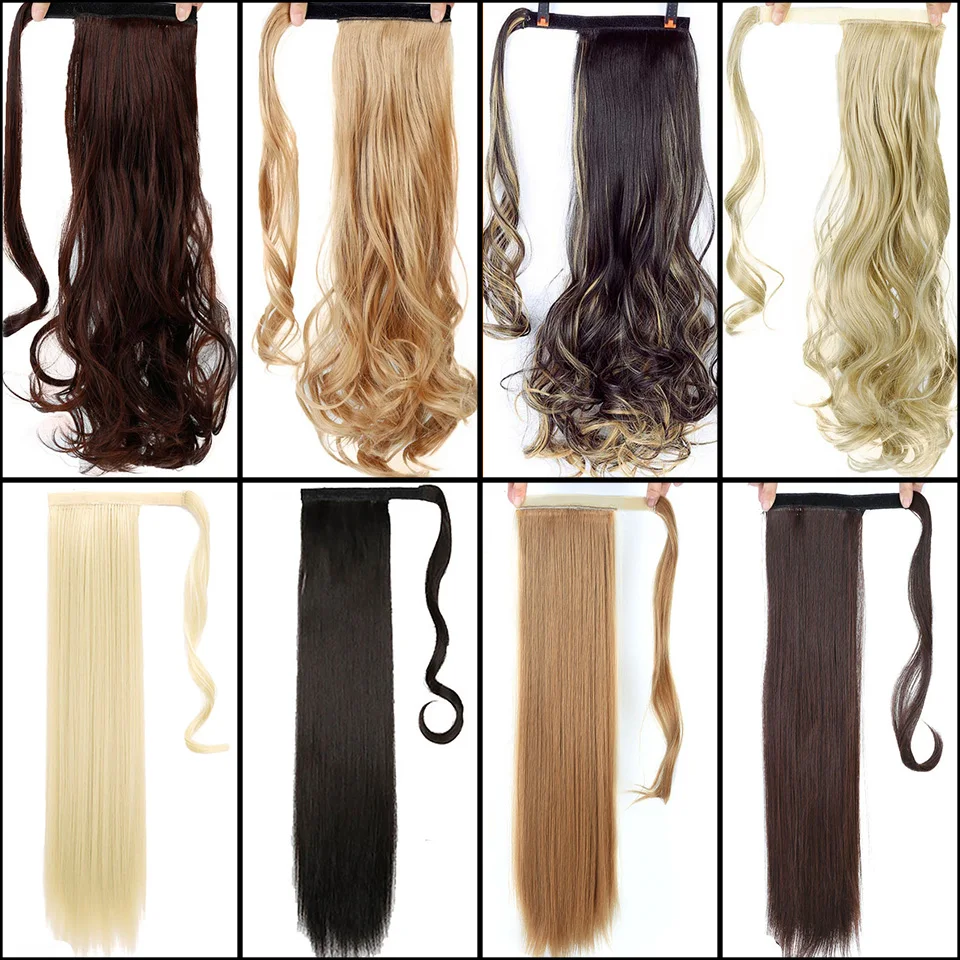 HOUYAN Long Curly Clip In Hair Tail False Hair Adult Women Fashion Ponytail Hairpiece with Hairpins Synthetic Hair
HOUYAN Long Curly Clip In Hair Tail False Hair Adult Women Fashion Ponytail Hairpiece with Hairpins Synthetic Hair