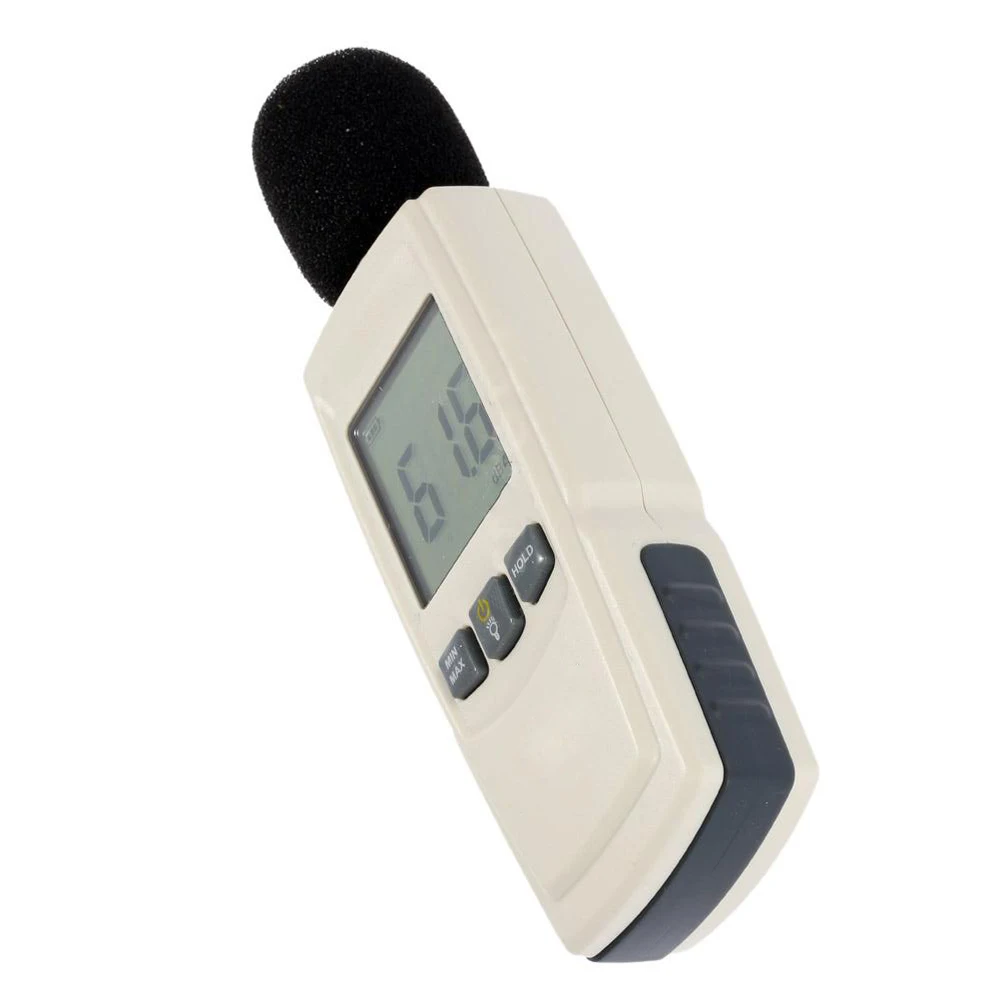Best price Mini LCD Digital Sound Level Meter Noise Volume Measuring 30-130dB White | Инструменты