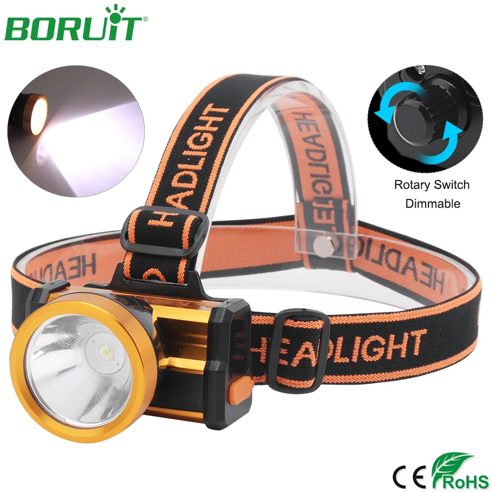 BORUiT 50W LED Headlamp Headlight Stepless Dimming Flashlight Rechargeable Lantern Camping Hunting Head Torch Light with Battery
BORUiT 50W LED Headlamp Headlight Stepless Dimming Flashlight Rechargeable Lantern Camping Hunting Head Torch Light with Battery