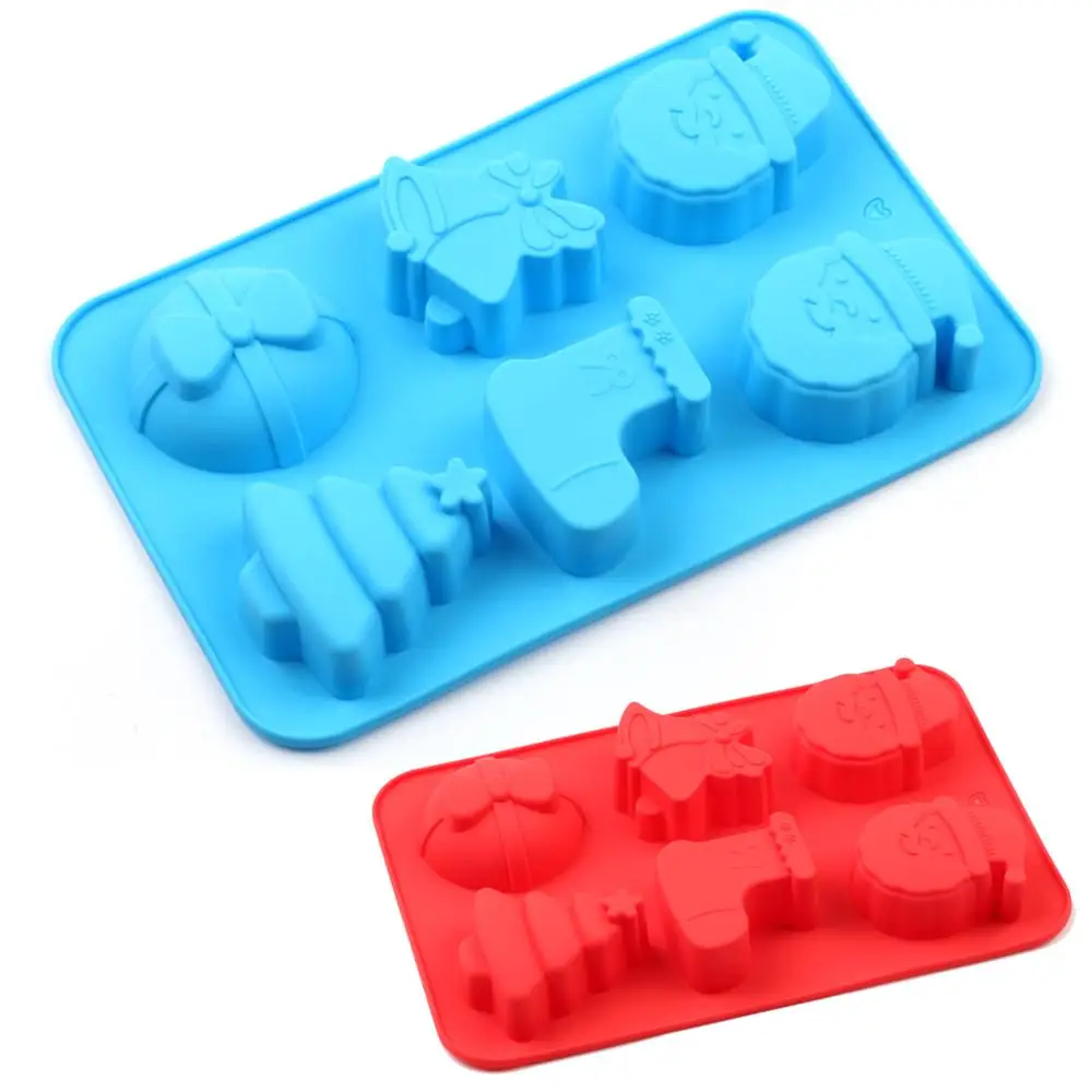 Silicone Cake Mold 6 Cavity Christmas Tree Old Man Shape DIY Baking Candy Soap Mould Jelly Pudding Chocolate Muffin Cups Hot
Silicone Cake Mold 6 Cavity Christmas Tree Old Man Shape DIY Baking Candy Soap Mould Jelly Pudding Chocolate Muffin Cups Hot