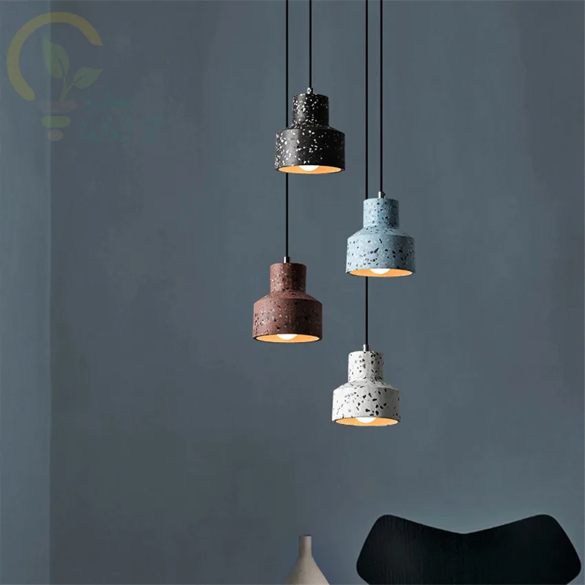 4 Colours Nordic terrazzo Pendant Light Creative Dining room Cement Pendant Lamp bedroom Art Hanging Lights for home Lighting
4 Colours Nordic terrazzo Pendant Light Creative Dining room Cement Pendant Lamp bedroom Art Hanging Lights for home Lighting