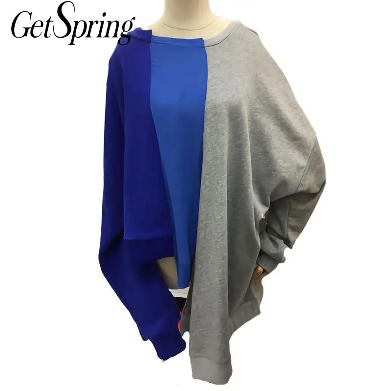 GetSpring Women Sweatshirt Long Sleeve Cotton Womens Hoodies Patchwork Irregular Women Hoodie Loose Asymmetry Ladies Tops Autumn
GetSpring Women Sweatshirt Long Sleeve Cotton Womens Hoodies Patchwork Irregular Women Hoodie Loose Asymmetry Ladies Tops Autumn