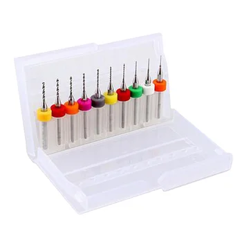0.3mm to 1.2 mm 10pcs/set PCB Print Circuit Board Carbide Micro Drill Bits 1/8" 3.17mm Shank Dremel Jewelry CNC Drill Bits Set
0.3mm to 1.2 mm 10pcs/set PCB Print Circuit Board Carbide Micro Drill Bits 1/8" 3.17mm Shank Dremel Jewelry CNC Drill Bits Set