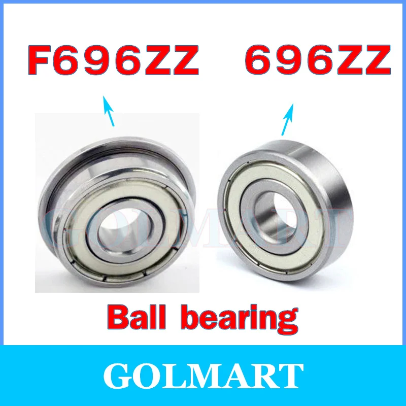 3pcs 696ZZ 6x15x5mm flange bearing Thin wall deep groove ball bearings F696ZZ 6*15*17*5*1.2 mm S696ZZ stainless steel bearing
3pcs 696ZZ 6x15x5mm flange bearing Thin wall deep groove ball bearings F696ZZ 6*15*17*5*1.2 mm S696ZZ stainless steel bearing