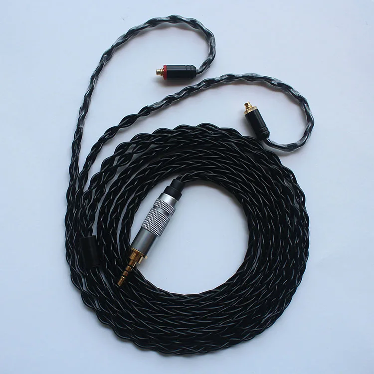 Earphone Upgrade Cable Silver Copper 7N 8-Wire 2.5/3.5/4.4mm MMCX Interface For Shure MaGaosi SE425 535 846 W10 UM AM PRO ES30
Earphone Upgrade Cable Silver Copper 7N 8-Wire 2.5/3.5/4.4mm MMCX Interface For Shure MaGaosi SE425 535 846 W10 UM AM PRO ES30