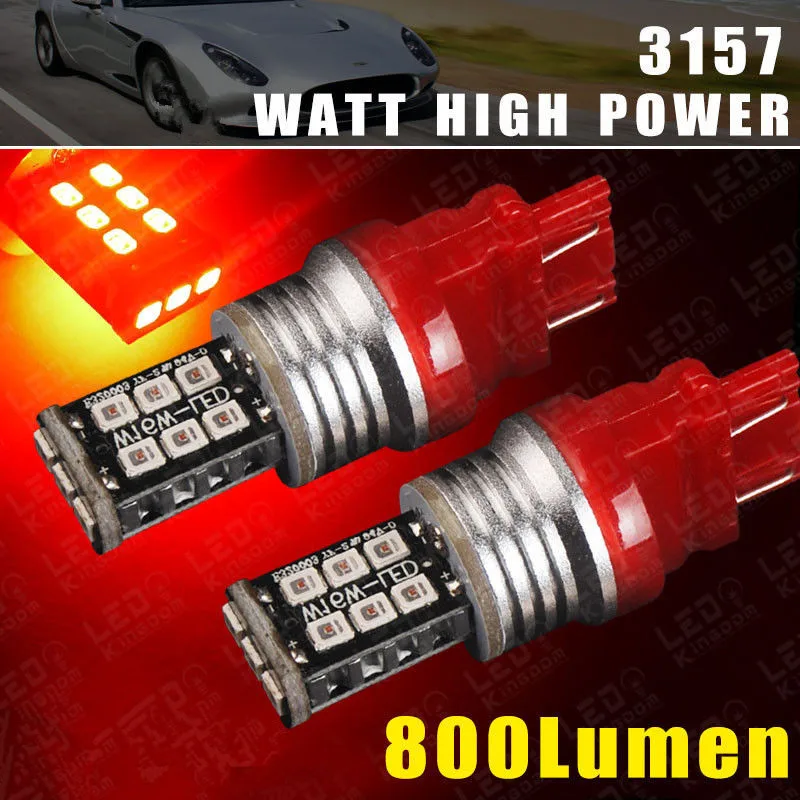 2X 3157/3156 T25 Super Red High Power 2538 Chip 15W LED Brake Tail Stop Light 3157A 3057 Bulb Lamp
2X 3157/3156 T25 Super Red High Power 2538 Chip 15W LED Brake Tail Stop Light 3157A 3057 Bulb Lamp