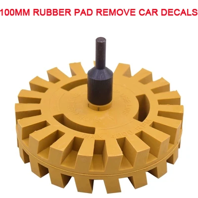 4" Eraser Wheel Car Decals Remover with Drill Adapter Kit Vinly sticker in Minutes Winder Wheel Tool Kit
4" Eraser Wheel Car Decals Remover with Drill Adapter Kit Vinly sticker in Minutes Winder Wheel Tool Kit