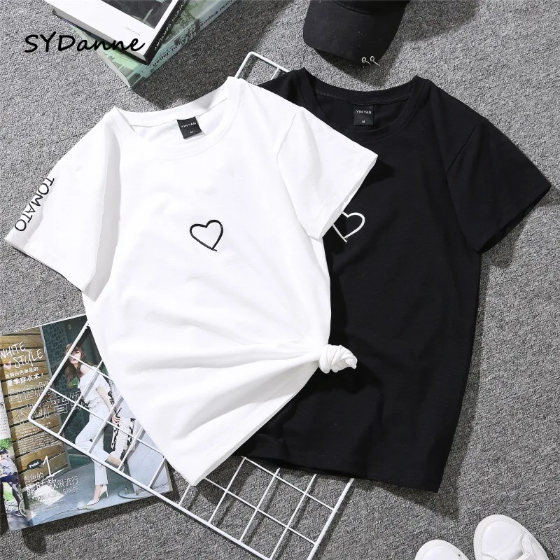 SYDanne 2019 Fashion Harajuku T Shirt Women Letter Printed Hip Hop T Shirt Cotton O Neck Short Sleeve Korean Style Tops Tee
SYDanne 2019 Fashion Harajuku T Shirt Women Letter Printed Hip Hop T Shirt Cotton O Neck Short Sleeve Korean Style Tops Tee