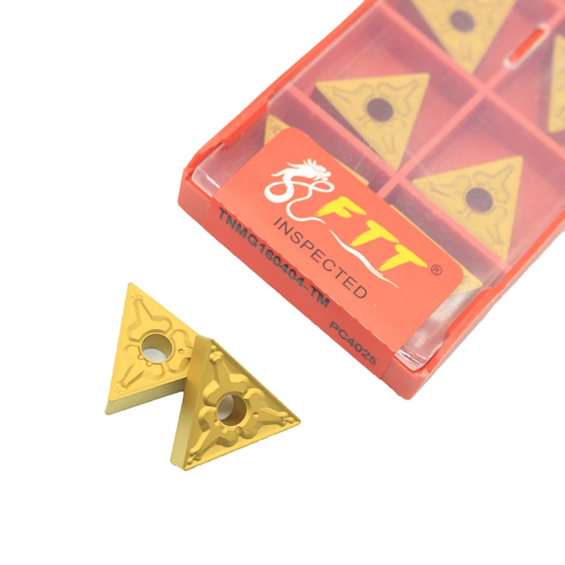 TNMG160404 TM PC4025 External Turning Tools Carbide insert Lathe cutter Tool turning insert For processing steel parts
TNMG160404 TM PC4025 External Turning Tools Carbide insert Lathe cutter Tool turning insert For processing steel parts