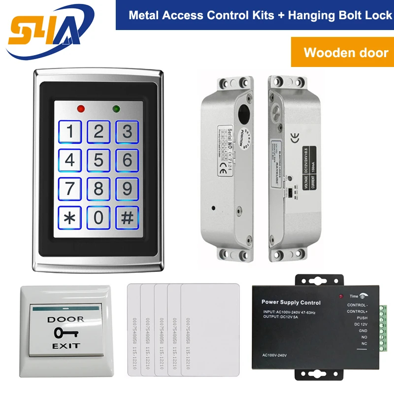 RFID Standalone Access Control Keypad + Hanging Electric Bolt Lock For Wooden Door System
RFID Standalone Access Control Keypad + Hanging Electric Bolt Lock For Wooden Door System
