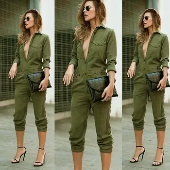 hot Women Denim Holiday Playsuit Long Sleeve Strappy Long Beach Jumpsuit V-neck Sexy High Waist Woek Cool Jumpshirt trousers
hot Women Denim Holiday Playsuit Long Sleeve Strappy Long Beach Jumpsuit V-neck Sexy High Waist Woek Cool Jumpshirt trousers
