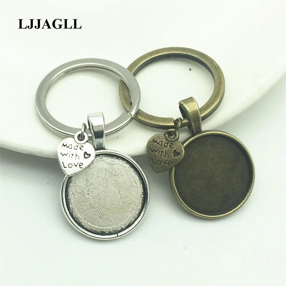 LJJAGLL 3pcs/lot Metal Alloy 28*56mm Vintage Keyring Diy Fit round 20mm Cabochon Blank Set Key Chain Diy Jewelry Make AYSQ015
LJJAGLL 3pcs/lot Metal Alloy 28*56mm Vintage Keyring Diy Fit round 20mm Cabochon Blank Set Key Chain Diy Jewelry Make AYSQ015