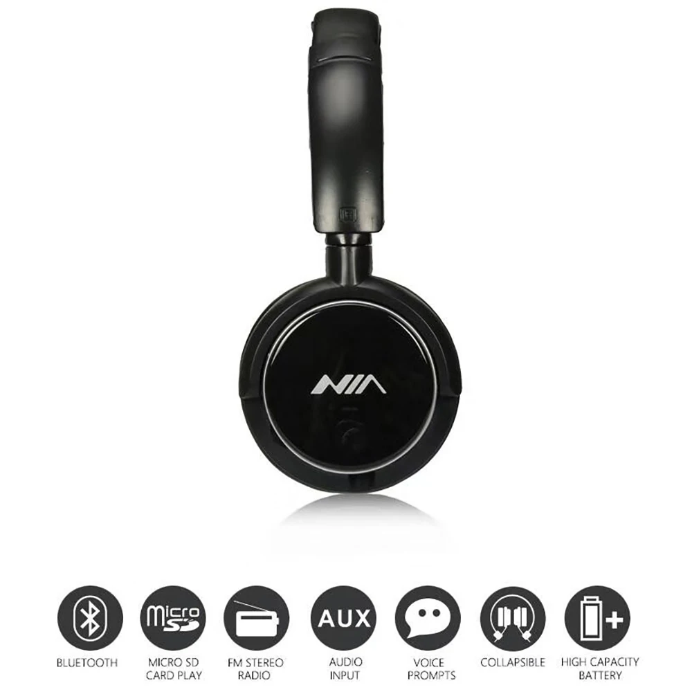Original NIA Q1 Bluetooth Headphone Wireless Sport Headsets Foldable Bluetooth Earphone with Microphone APP Control
Original NIA Q1 Bluetooth Headphone Wireless Sport Headsets Foldable Bluetooth Earphone with Microphone APP Control