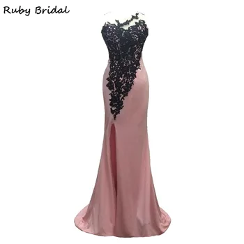 Ruby Bridal 2017 Vestido De Festa Long Mermaid Evening Dresses Sexy Pink Spandex Appliques Elegant Backless Party Prom Gown KE05
Ruby Bridal 2017 Vestido De Festa Long Mermaid Evening Dresses Sexy Pink Spandex Appliques Elegant Backless Party Prom Gown KE05