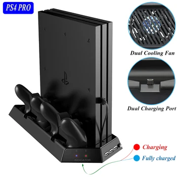 PS4 Pro Accessories LEDIndicator Vertical Cooling Stand Fan Cooler & Joystick Charging Stand 3 HUB for Sony PlayStation 4 Pro
PS4 Pro Accessories LEDIndicator Vertical Cooling Stand Fan Cooler & Joystick Charging Stand 3 HUB for Sony PlayStation 4 Pro