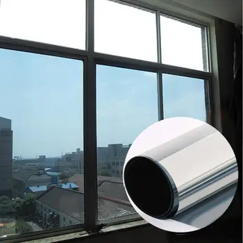 90cm x 10m Window Film One Way Mirror Silver Insulation Stickers Solar Reflective Home Decoration Supplies Hot
90cm x 10m Window Film One Way Mirror Silver Insulation Stickers Solar Reflective Home Decoration Supplies Hot