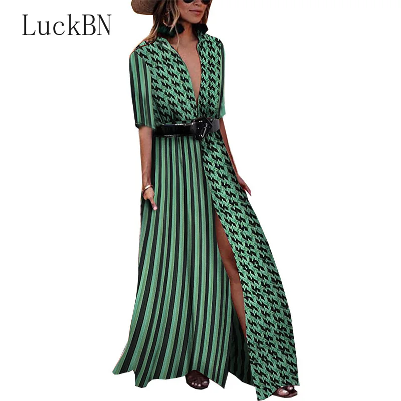 Sexy Deep V Neck Patchwork Summer Dress Women Polka Dot Print Bohemian Maxi Dress Slit Party Irregular Long Dress Vestidos
Sexy Deep V Neck Patchwork Summer Dress Women Polka Dot Print Bohemian Maxi Dress Slit Party Irregular Long Dress Vestidos