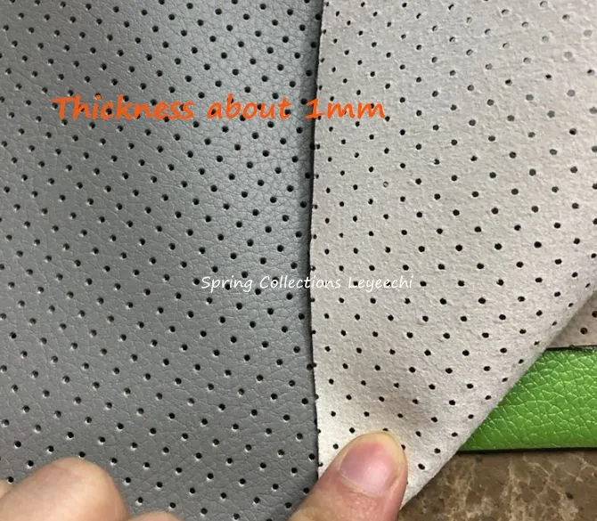 140*100cm Breathable water absorption PU leather perforated embroidered plaid fabric car interior roof fabric plaid Thick 1mm
140*100cm Breathable water absorption PU leather perforated embroidered plaid fabric car interior roof fabric plaid Thick 1mm