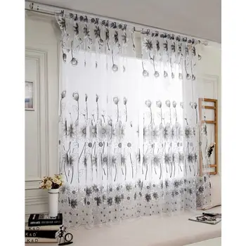 Printed Curtain Window Screening Balcony Finished Product Burnout Design Flower Tulle Curtain For Living Room Curtains Decor
Printed Curtain Window Screening Balcony Finished Product Burnout Design Flower Tulle Curtain For Living Room Curtains Decor